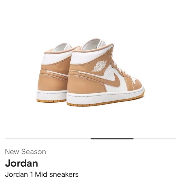 Nike Jordan 1s Authentic Hemp/Gum Yellow/White - Picture 1 of 3